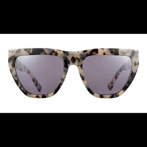 White and Grey Tortoise Oversized Sunglasses